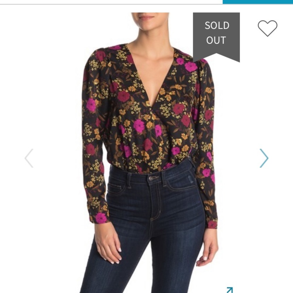 ASTR the label Floral bodysuit